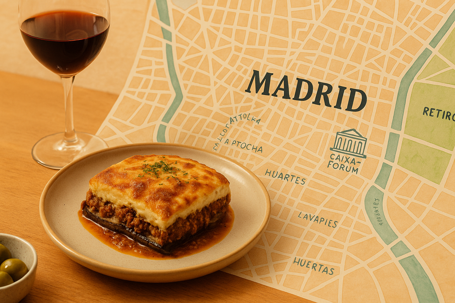 restaurante griego en el centro de Madrid